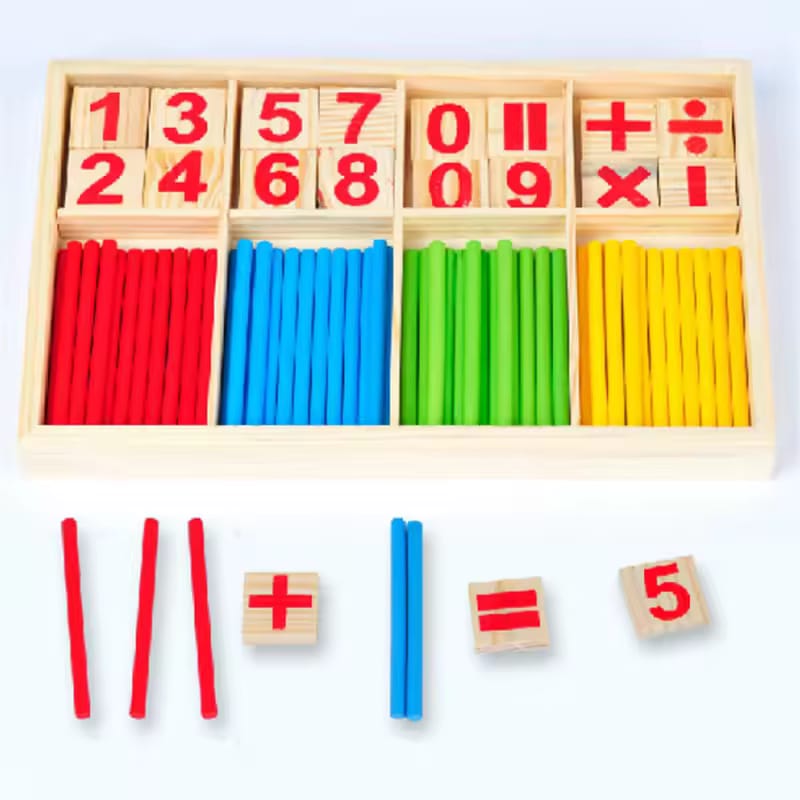 Mathematical Intelligence Wooden Stick- Say Buy To Problems!