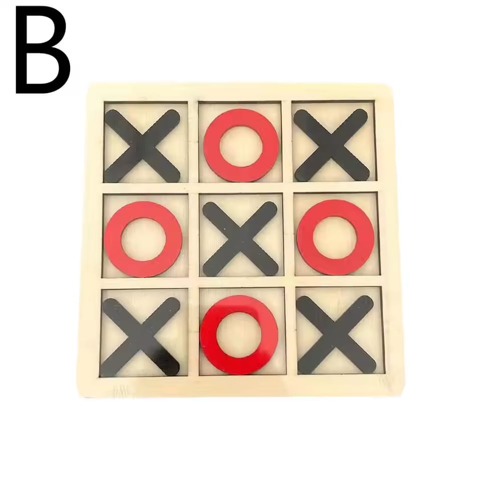 OXO Puzzle Game Wooden-Fun & Learn