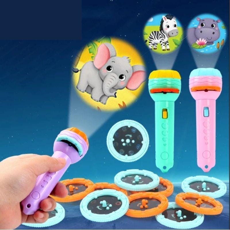 Mini Projector MP-17 – Torch-Style Learning & Fun