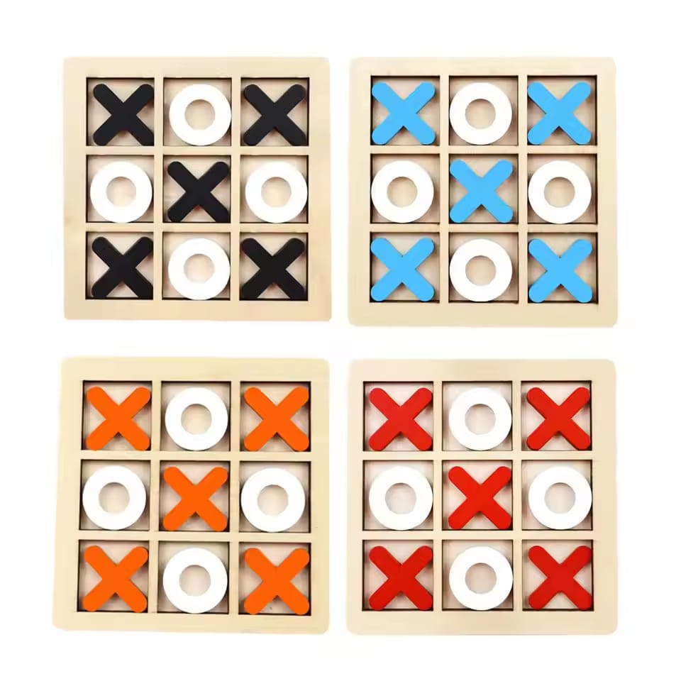 OXO Puzzle Game Wooden-Fun & Learn