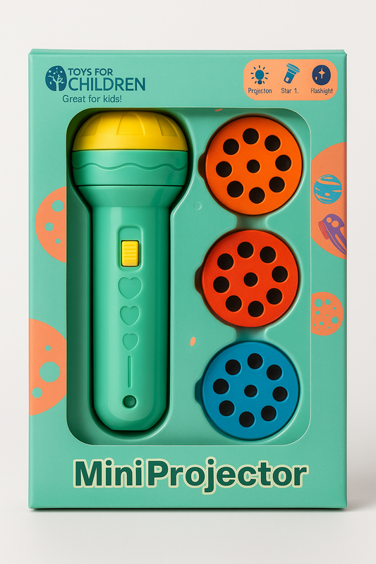 Mini Projector MP-17 – Torch-Style Learning & Fun