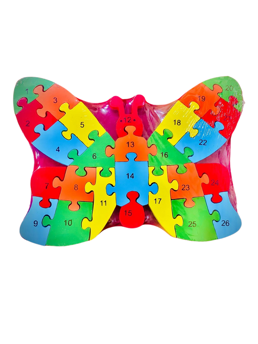 Wooden Number Puzzle-Fun Games